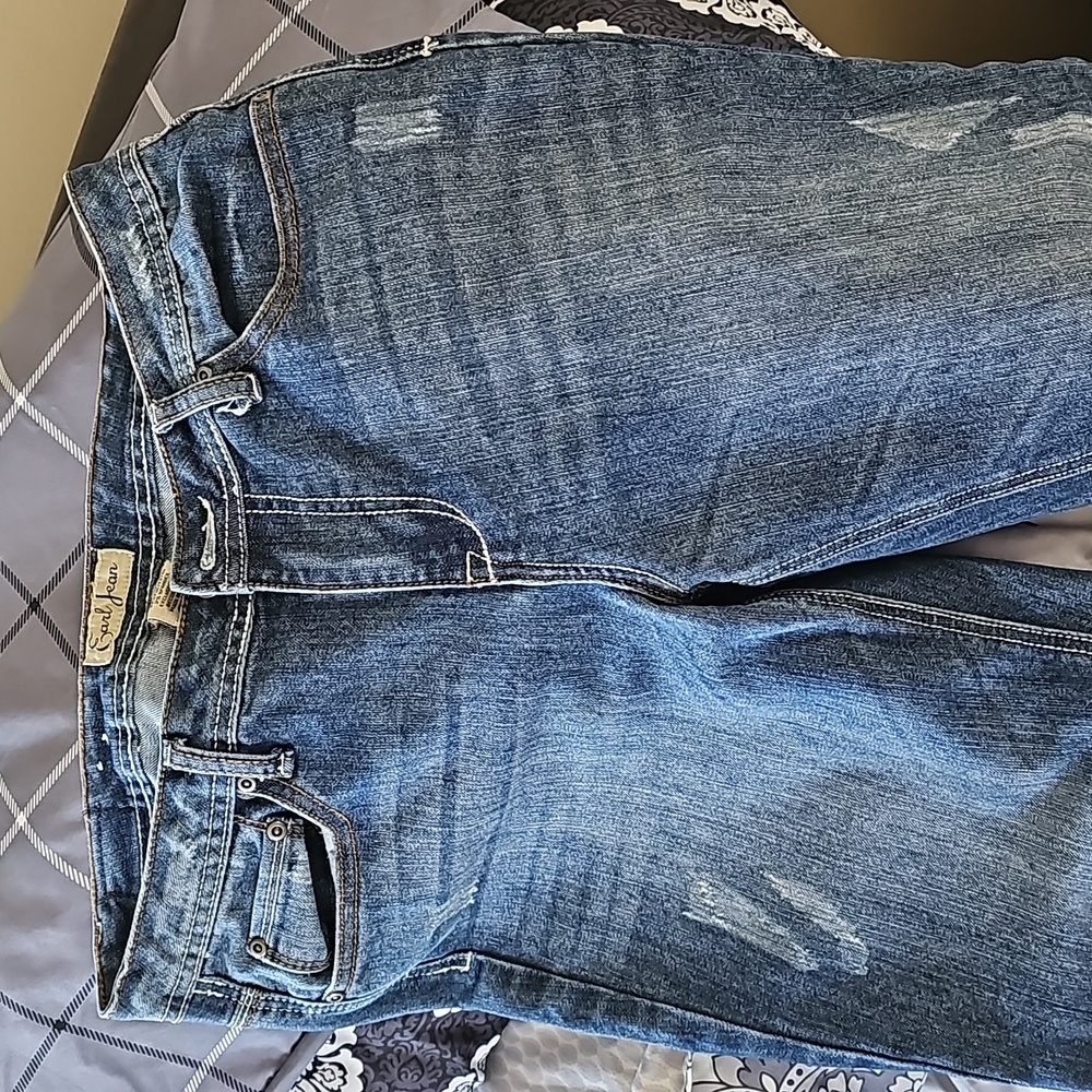 Earl Jean's, size 10, cuffed hem